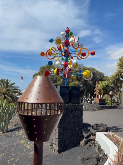 Antonio Lobato visita Lanzarote