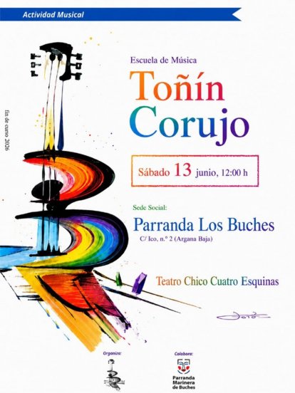 Actividad Musical Escuela Toñín Corujo