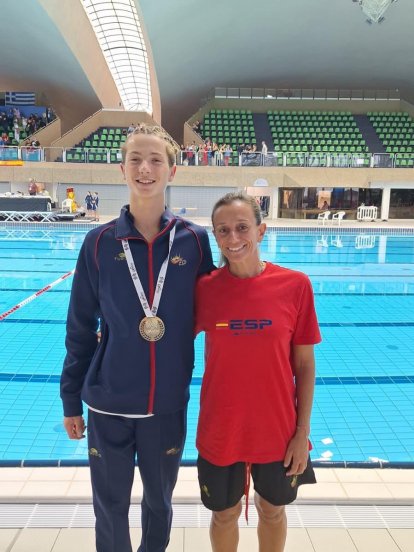 Miguel Martínez brilla en el Campeonato de Europa de Natación Artística