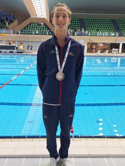 Miguel Martínez brilla en el Campeonato de Europa de Natación Artística