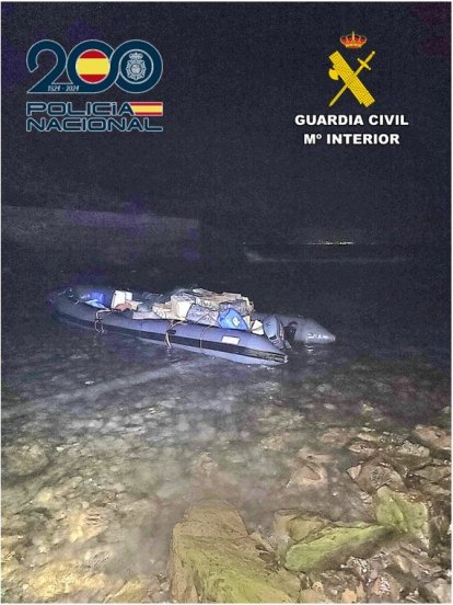 Incautan casi una tonelada de hachís en Lanzarote durante una operación antidroga en Canarias