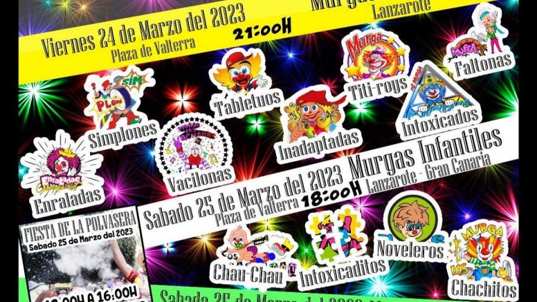 Cartel de El Encuentro de Murgas de Valterra