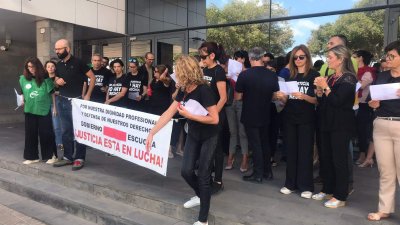 Funcionarios de la Administración de Justicia se concentran de nuevo en Lanzarote