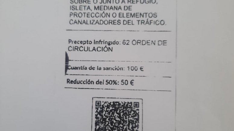 Tickets falsos de estacionamiento en Tías