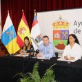 Rueda de prensa de Óscar Noda sobre las jaulas marinas de Playa Quemada