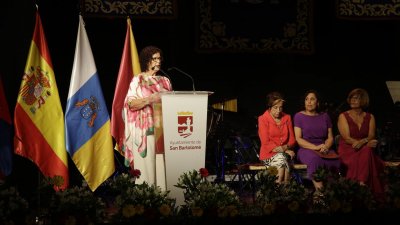Pregón de las Fiestas de San Bartolomé. Fotos: La Voz de Lanzarote.