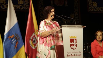 Pregón de las Fiestas de San Bartolomé. Fotos: La Voz de Lanzarote.