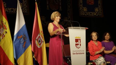 Pregón de las Fiestas de San Bartolomé. Fotos: La Voz de Lanzarote.