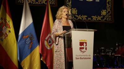 Pregón de las Fiestas de San Bartolomé. Fotos: La Voz de Lanzarote.