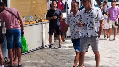 Pedro Sánchez en el Mercadilo