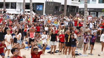 Celebración del Mundial de Fútbol Femenino en El Reducto. Fotos: José Luis Carrasco.
