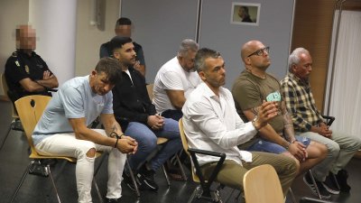 Juicio contra los siete acusados de asaltar una casa en San Bartolomé (Fotos: José Luis Carrasco)