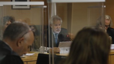  El juez Emilio Moya durante la celebración del juicio. Foto: José Luis Carrasco.