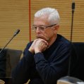 Federico E. M. en el juicio por acuchillar a su jefe