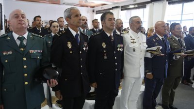 Acto con motivo del día de la Policía Nacional. Foto: José Luis Carrasco.