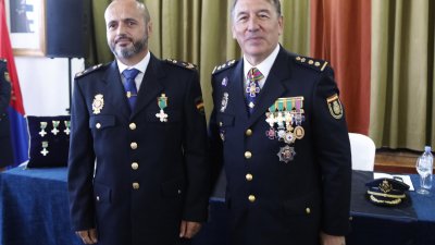 Acto con motivo del día de la Policía Nacional. Foto: José Luis Carrasco.