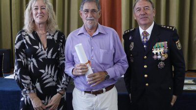 Acto con motivo del día de la Policía Nacional. Foto: José Luis Carrasco.