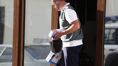 Operación de la Guardia Civil en Arrecife. Foto: José Luis Carrasco.