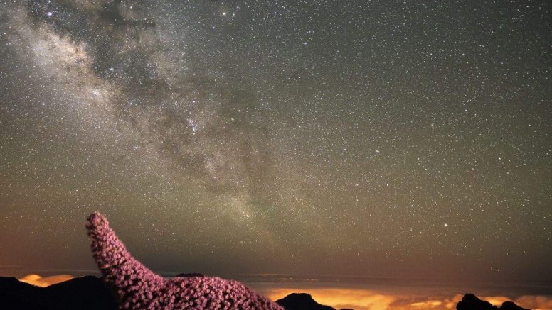 Nube de Magallanes fotografiada por el lanzaroteño Juan Méndez