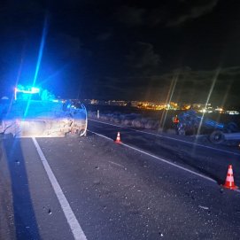 Accidente cerca de Arrieta