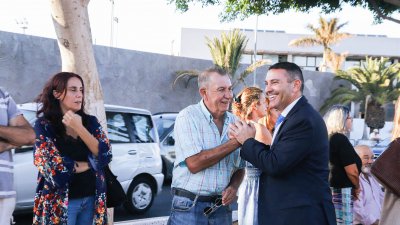 Inauguración de la escultura homenaje a las mujeres conserveras de Lanzarote
