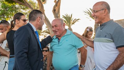 Inauguración de la escultura homenaje a las mujeres conserveras de Lanzarote