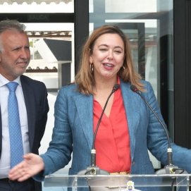 La presidenta del Cabildo y el presidente de Canarias