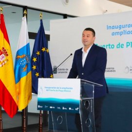 El presidente de Unidos por Yaiza, el alcalde de Yaiza Óscar Noda
