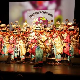 Presentación de Las Enraladas en el Teatro de Tías