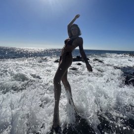 Lorena Castell, de vacaciones en Lanzarote