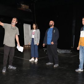 Ensayo de la propuesta dramatizada para presentarla en Fitur