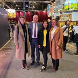 El alcalde de Tías, José Juan Cruz, en Fitur