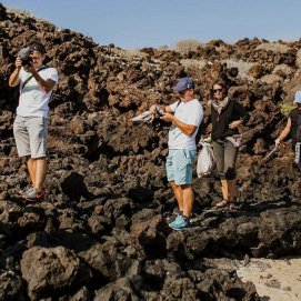 Lanzarote Limpia durante una de sus actividades en playas. Foto: Canary Green