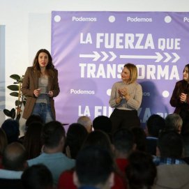La ministra de Igualdad, Irene Montero, en Lanzarote