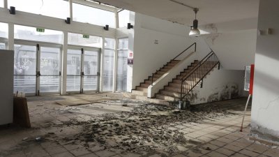 Pabellón Deportivo de Argana Alta en noviembre de 2023. Foto: José Luis Carrasco.