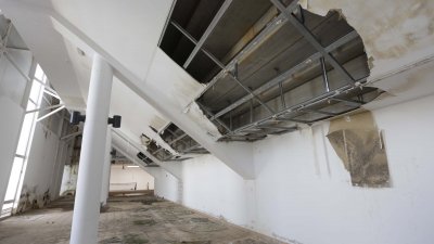 Pabellón Deportivo de Argana Alta en noviembre de 2023. Foto: José Luis Carrasco.