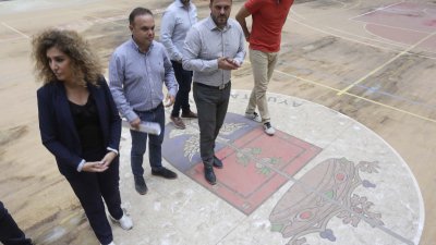 Pabellón Deportivo de Argana Alta en noviembre de 2023. Foto: José Luis Carrasco.