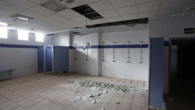 Pabellón Deportivo de Argana Alta en noviembre de 2023. Foto: José Luis Carrasco.