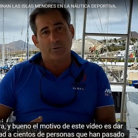Óscar Pinedo, propietario de la academia náutica Bitácora