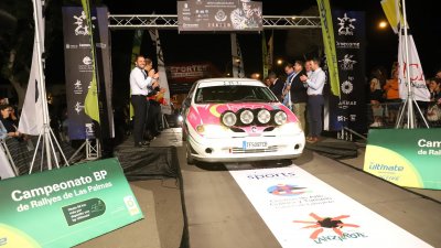 Tramo nocturno del Rally Orvecame-Isla de Lanzarote, 2023