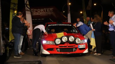 Tramo nocturno del Rally Orvecame-Isla de Lanzarote, 2023