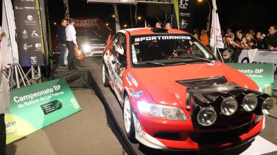 Tramo nocturno del Rally Orvecame-Isla de Lanzarote, 2023
