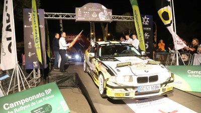 Tramo nocturno del Rally Orvecame-Isla de Lanzarote, 2023
