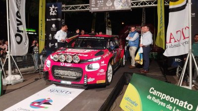 Tramo nocturno del Rally Orvecame-Isla de Lanzarote, 2023