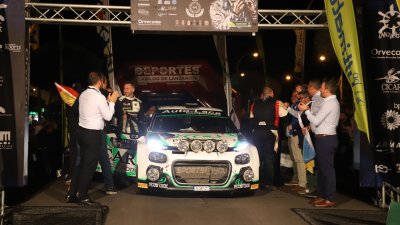 Tramo nocturno del Rally Orvecame-Isla de Lanzarote, 2023