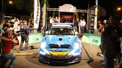 Tramo nocturno del Rally Orvecame-Isla de Lanzarote, 2023