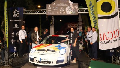 Tramo nocturno del Rally Orvecame-Isla de Lanzarote, 2023