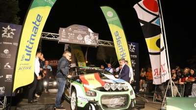 Tramo nocturno del Rally Orvecame-Isla de Lanzarote, 2023