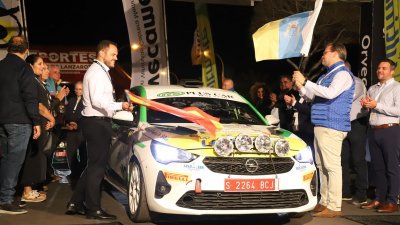 Tramo nocturno del Rally Orvecame-Isla de Lanzarote, 2023