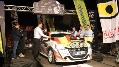 Tramo nocturno del Rally Orvecame-Isla de Lanzarote, 2023